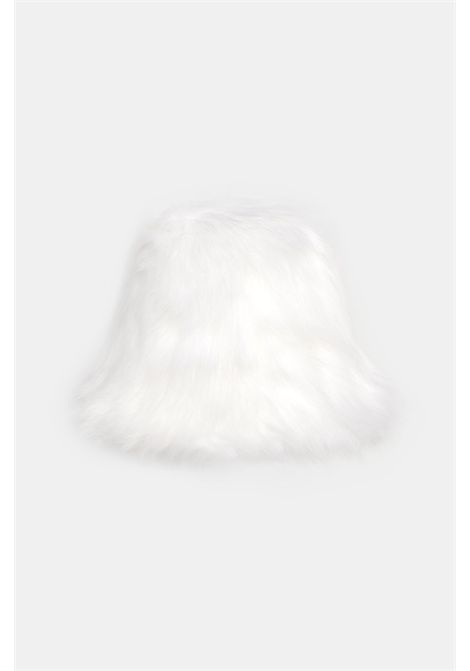 Weili Zheng Cloche in Ecopelliccia Bianco Donna WEILI ZHENG | Cappelli | F26AS04W173